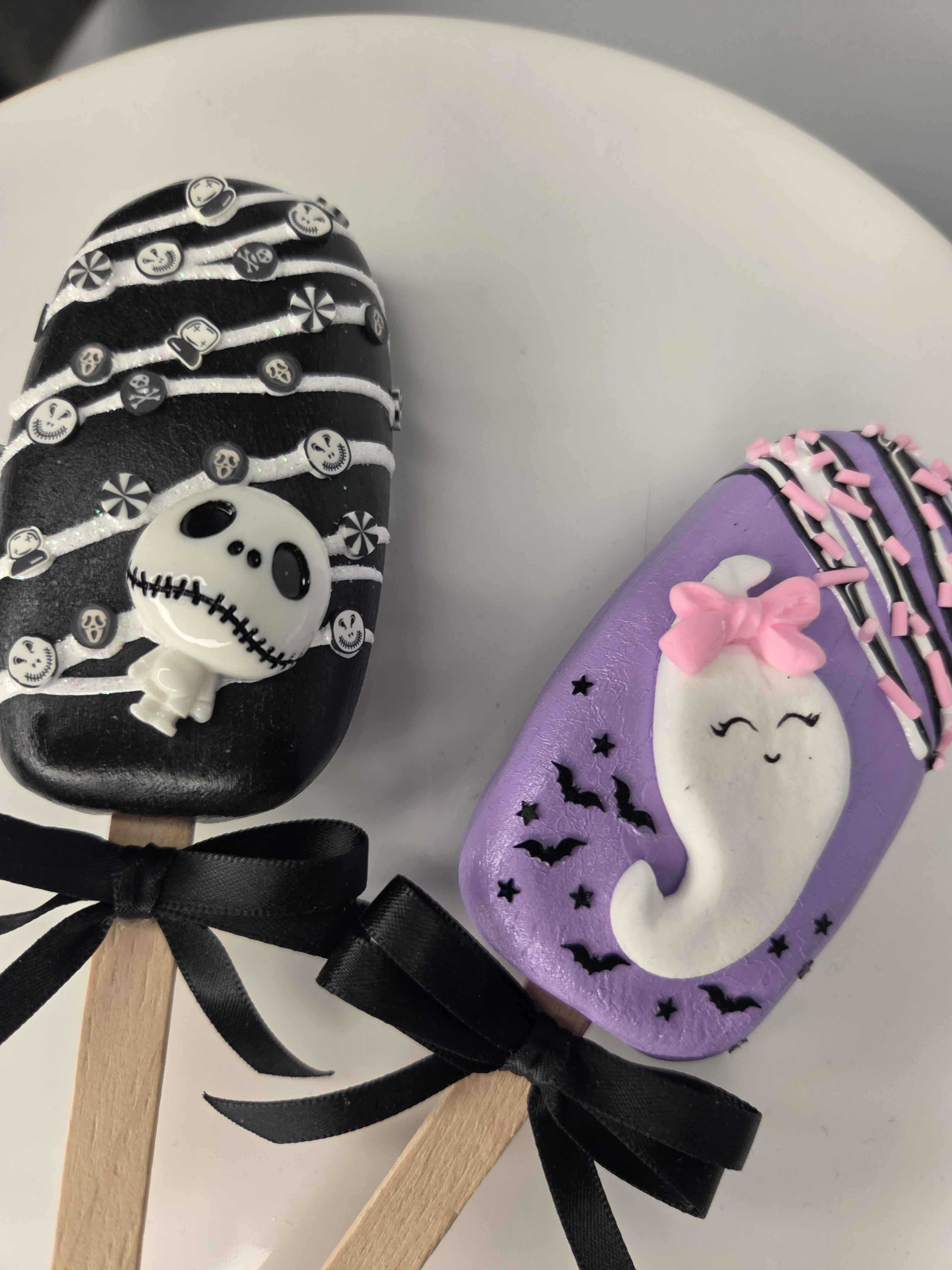 Fake Spooky Popsicle's, Jack Skellington, Spooky & Whimsical Decor, Fake Bakes - Image 3