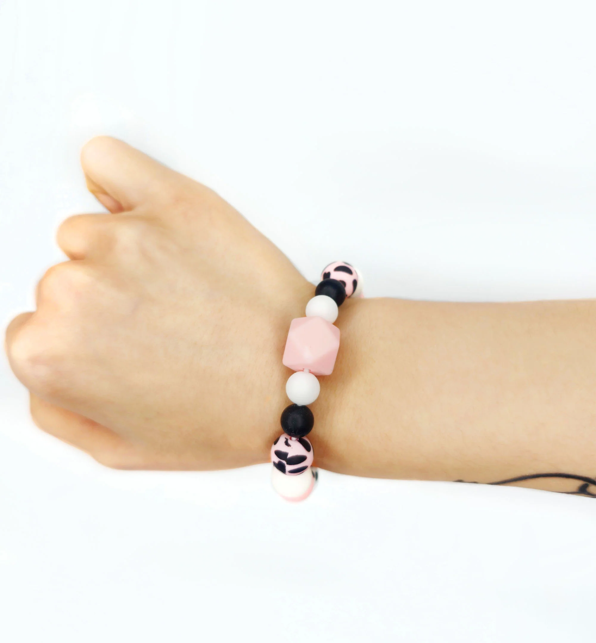 Silicone Chewable Stimming Cow Bracelet - Image 3