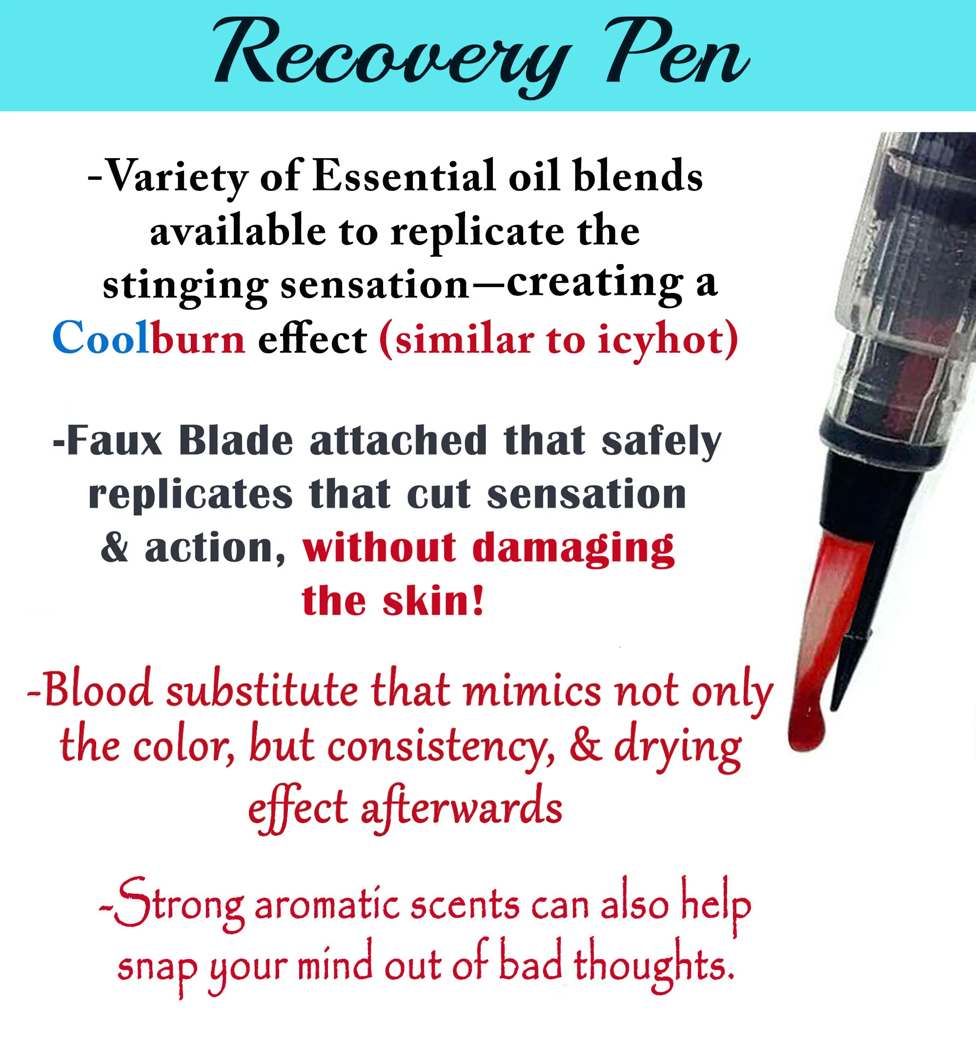 Relief & Recovery Pen (Self-Cut Harm Reduction Tool) - Image 5