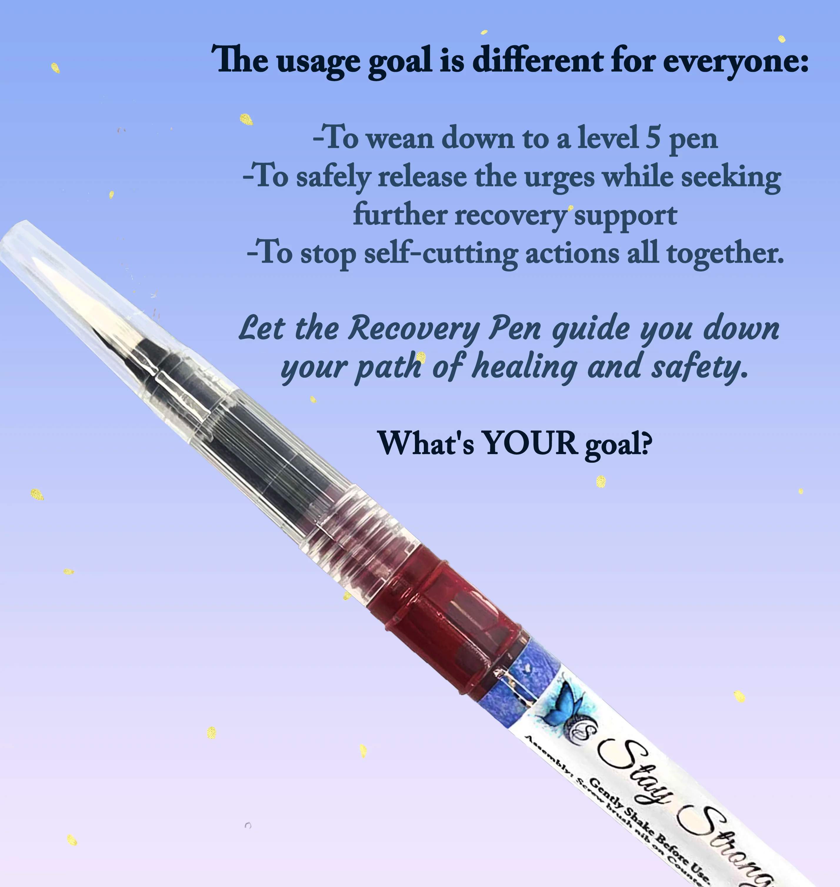 Relief & Recovery Pen (Self-Cut Harm Reduction Tool) - Image 3