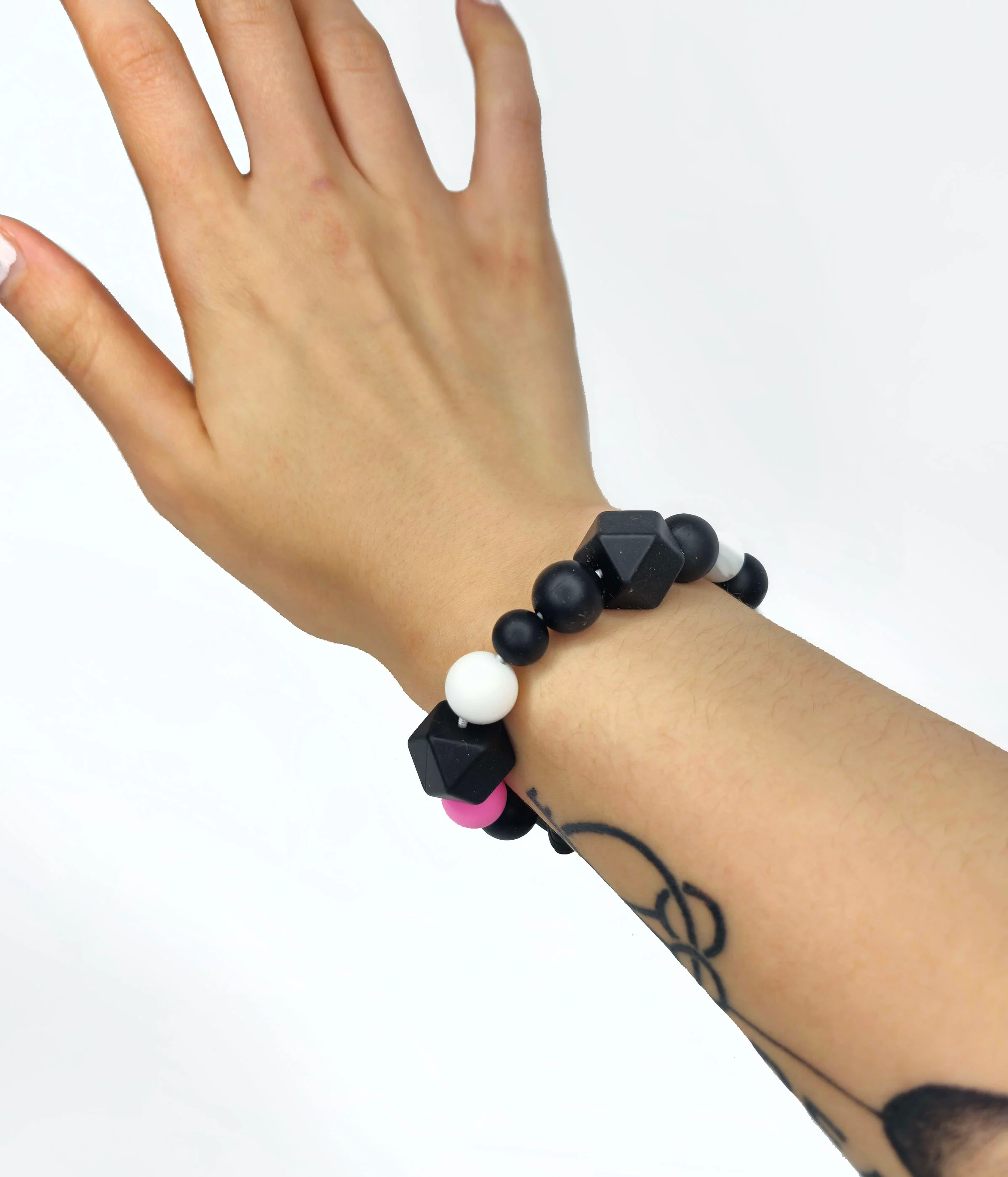 Silicone Chewable Stimming Squishmallow Cat Bracelet - Image 3